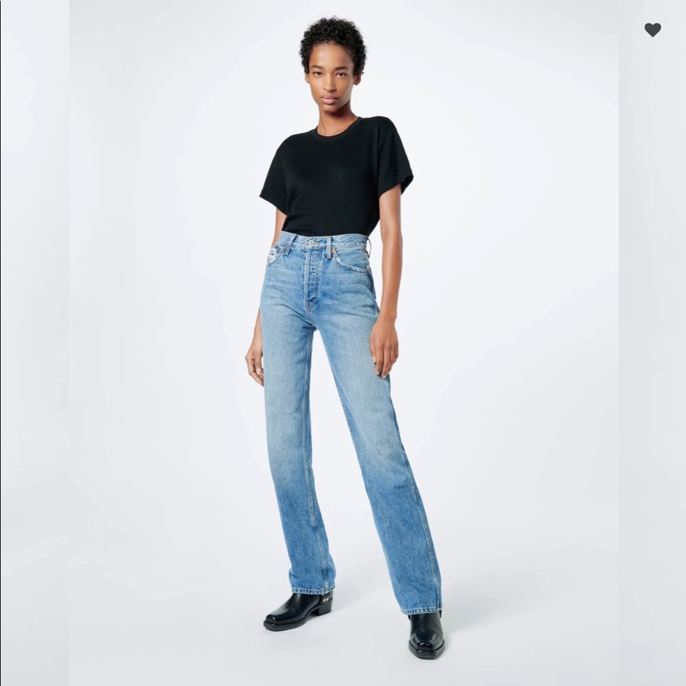 NWT Re/Done High Rise Loose Jean